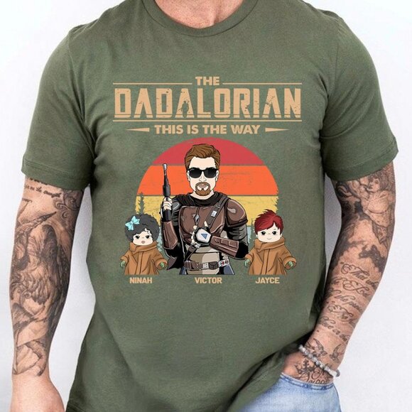 Tops - Dadalorian Mamalorian the way The Child Dadalorian Fathers Day Shirt 28